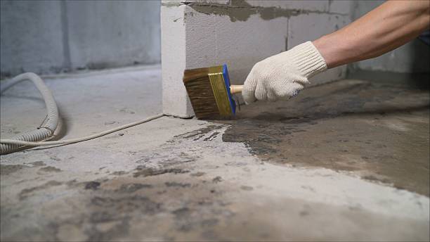 SJ Waterproofing Pros Waterproofing coverage map for Flat Rock, NC and surrounding area